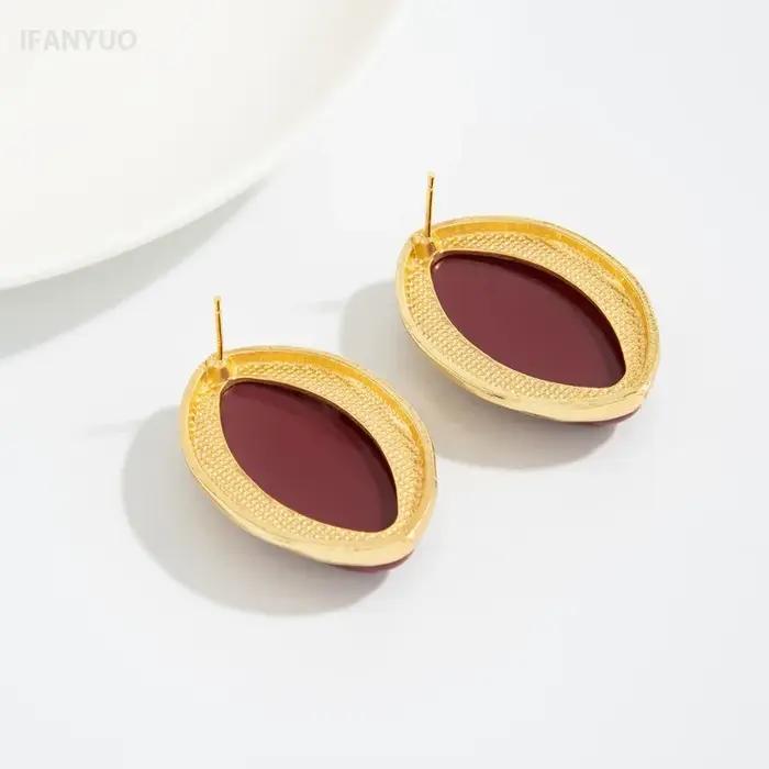 Boucles d'oreilles créatives en résine acrylique pour femmes
