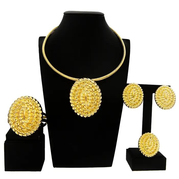 Ensembles de bijoux plaqués or pour femmes