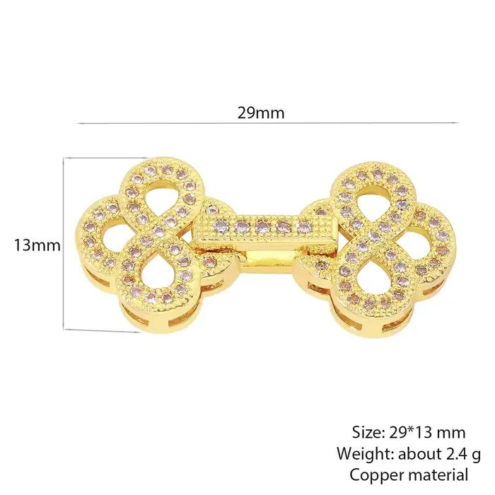 Juya collier fermetures fermoirs en or attaches pour la fabrication de bijoux fournitures pièces de