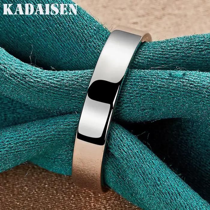 Argent sterling 925 LOVE lisse 7-10 # Bague pour femmes