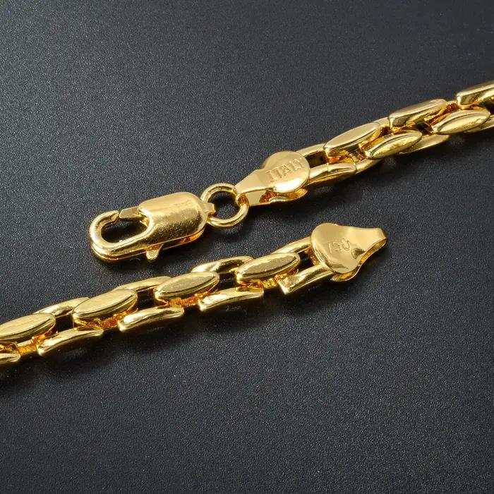 Sunny-Ensemble de bijoux plaqué or pour hommes et femmes