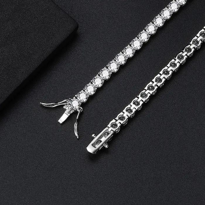 Bracelet de Tennis Moissanite D VVS1