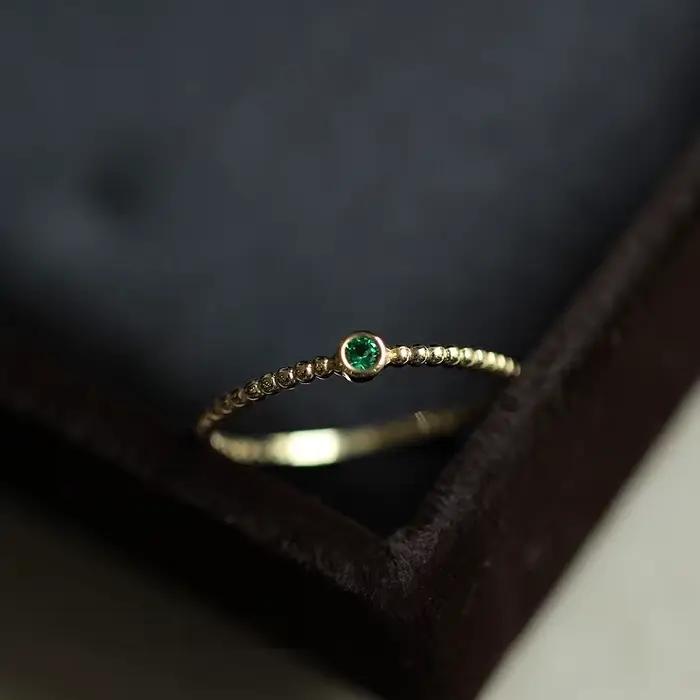 Bague émeraude Vintage en argent Sterling 925 pour femmes, bijoux de luxe légers, à la mode, pour fi