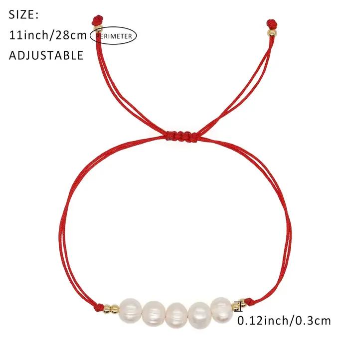 Go2boho – Bracelet bohème en perles d'eau douce, empilable de perles naturelles, chaîne faite à la m