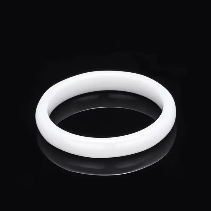 Bague en céramique blanche rose noire bleue romantique pour mariage occasions spéciales femmes hommes