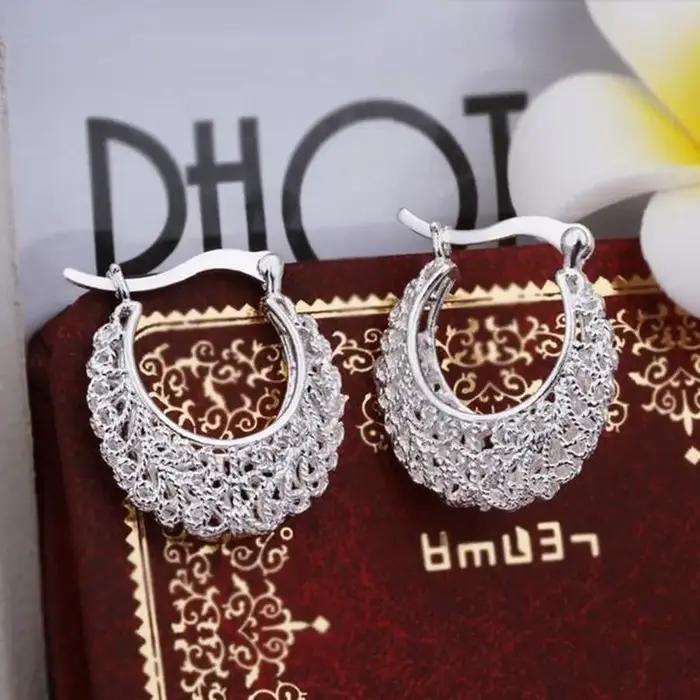 Boucles d'oreilles en argent 925 pur pour femmes