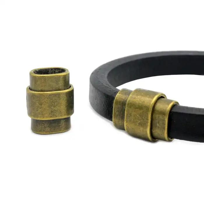 Fermoirs magnétiques en bronze antique pour bracelets en cuir de réglisse, 3 ensembles, fermoirs et crochets pour bijoux occasions spéciales