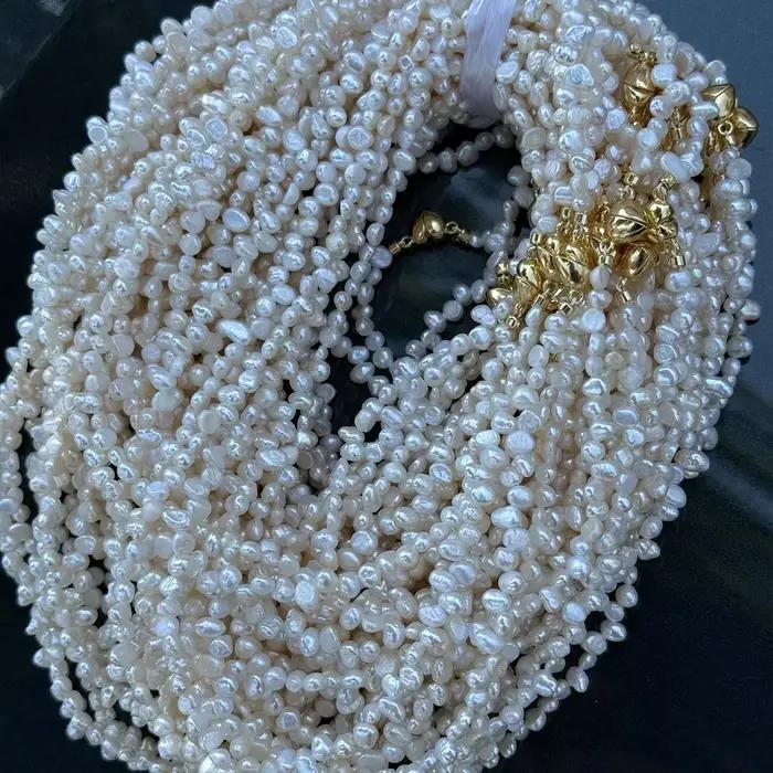  Collier de perles d'eau douce élégant pour femmes