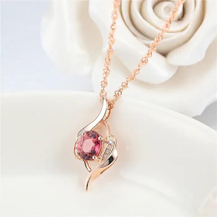 Collier pendentif avec boîte-cadeau Apple pour femme