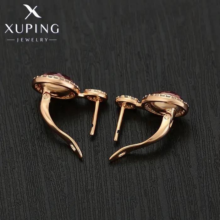 Boucles d'Oreilles Créoles en Cristal pour Femmes Style Décontracté Occasions Spéciales Cadeau Anniversaire