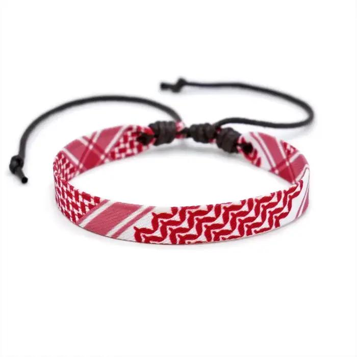 Bracelets tressés faits à la main pour hommes et femmes, bracelet tissé personnalisé, accessoires de
