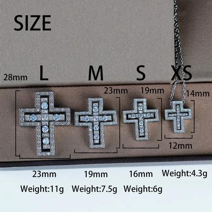 Collier croix, 23mm*28mm
