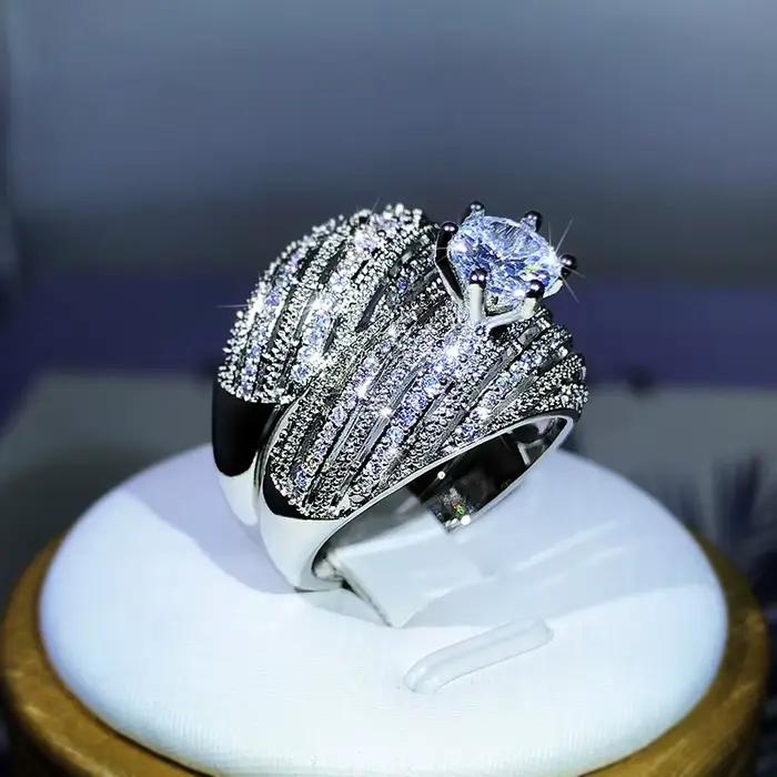 Bague plaquée or véritable pour hommes et femmes