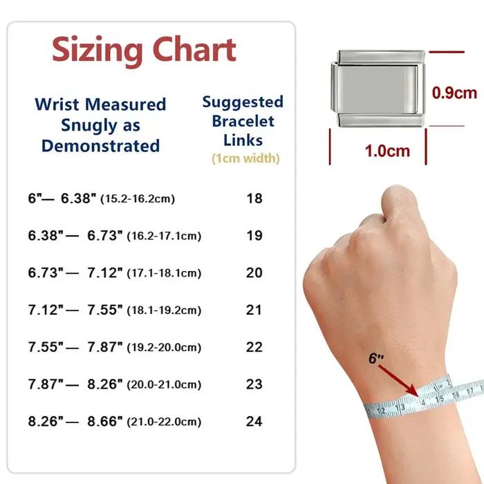 Bracelet à Breloques Modulaires Classique en Acier Inoxydable Multicolore pour Femmes Occasions Spéciales Créativité Personnalisée