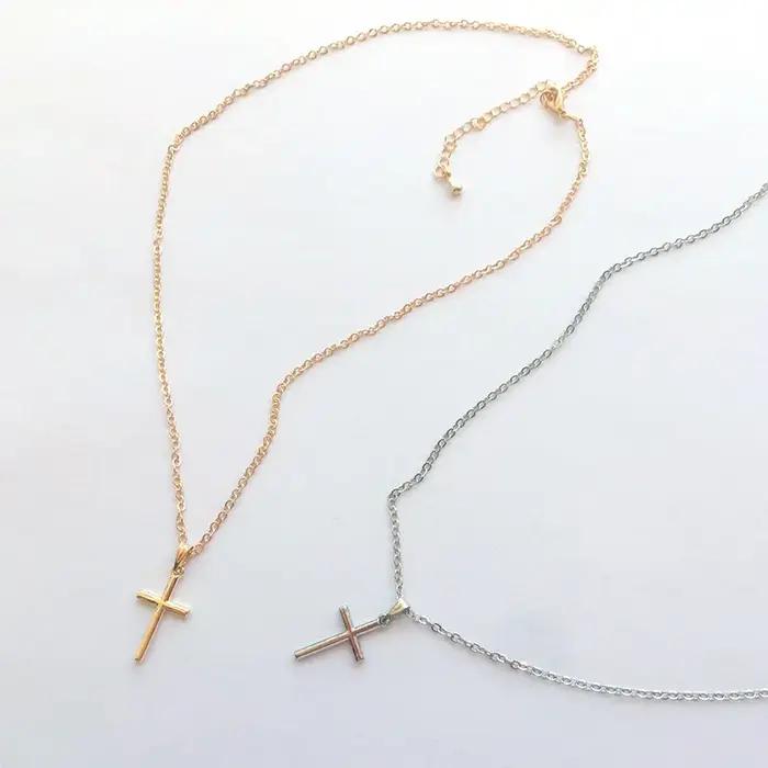 Collier en alliage de zinc avec pendentif pour homme et femme or et argent pour occasions spéciales cadeau anniversaire noël multifonctionnel
