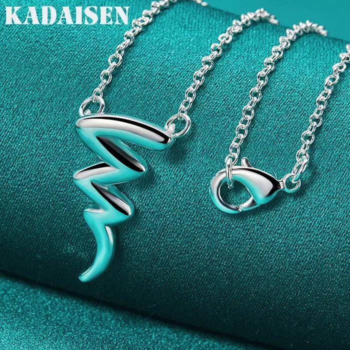 Collier avec pendentif original en argent Sterling 925