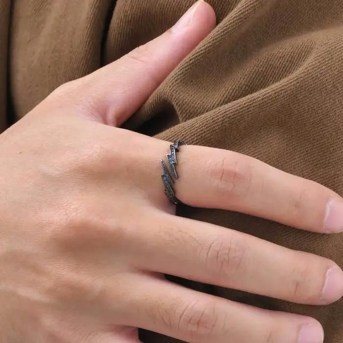 Bague à breloques pour hommes et femmes