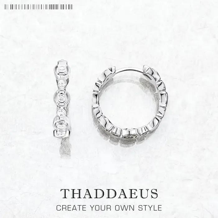 Boucles d'oreilles créoles en argent regardé 925 pour femmes, style européen, glamour, bijoux fins,