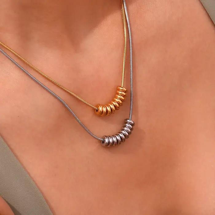 La.Muses – joli collier avec pendentif en forme de haricots