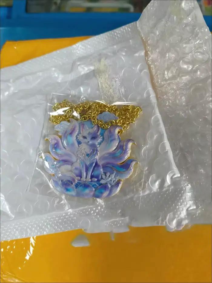 Collier pendentif renard lotus de luxe, bijou exquis au design de niche, cadeau idéal pour la meille