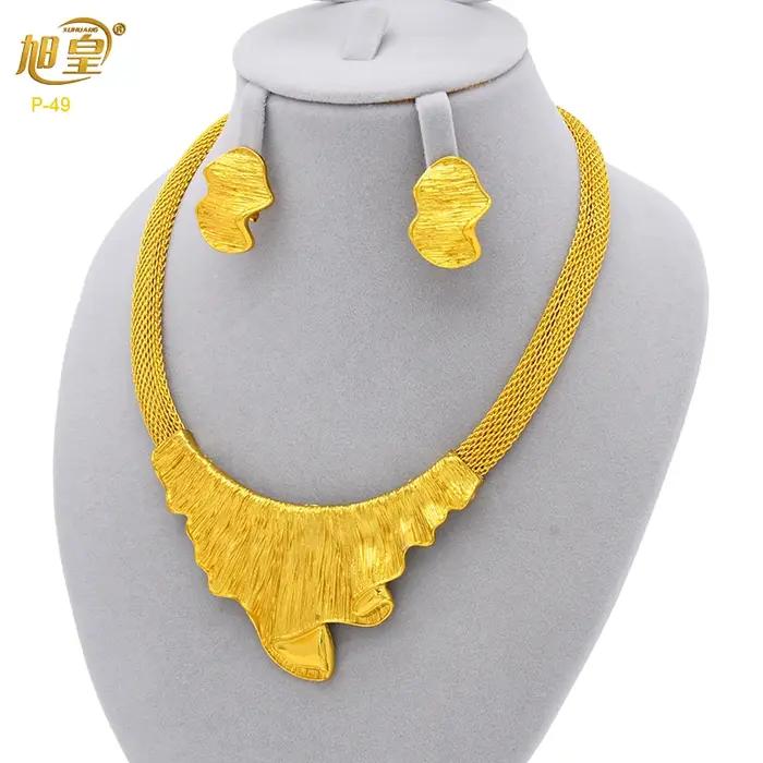 Ensemble de bijoux de luxe or 24 carats Bohème pour femmes et filles occasions spéciales mariage anniversaire