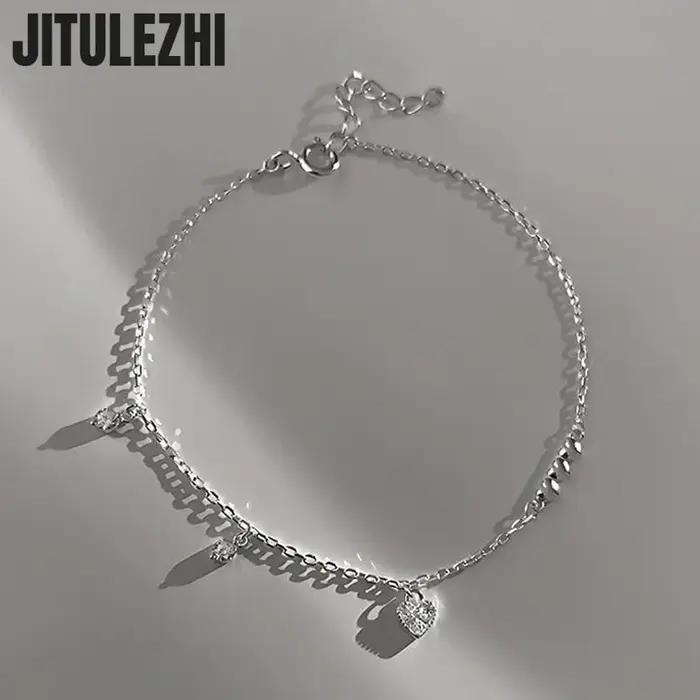 Bracelet en argent Sterling 925 pour femmes, amour, Design de luxe léger pour filles, Micro-ensemble