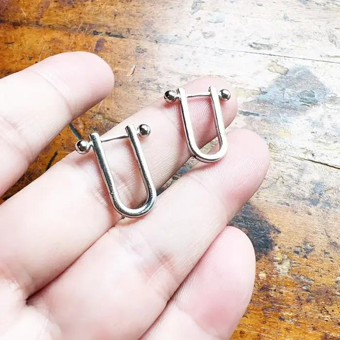 Boucles d'oreilles en argent Sterling 925 boule pour femmes et hommes occasion spéciale cadeau classique