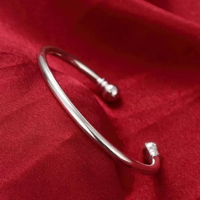Bracelets en argent Sterling 925 pour femmes, simples et élégants, bijoux à la mode pour fête de mariage, cadeaux de noël