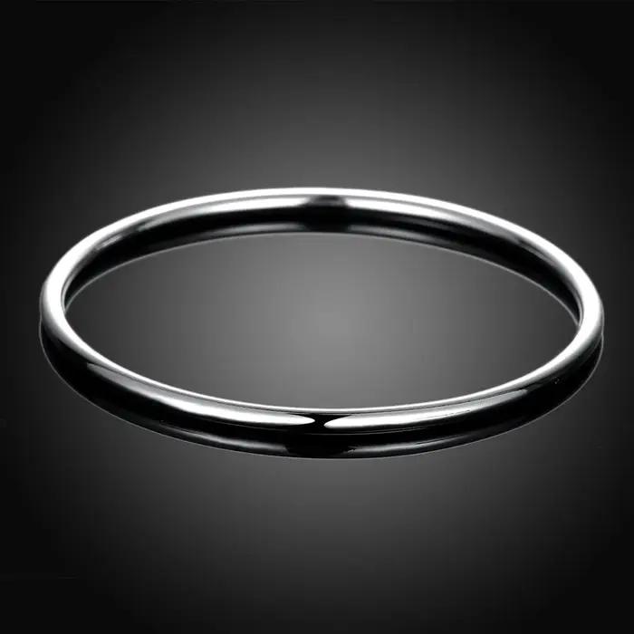 Bracelet en argent sterling 925 élégant et moderne pour femmes parties occasions spéciales cadeau d'anniversaire