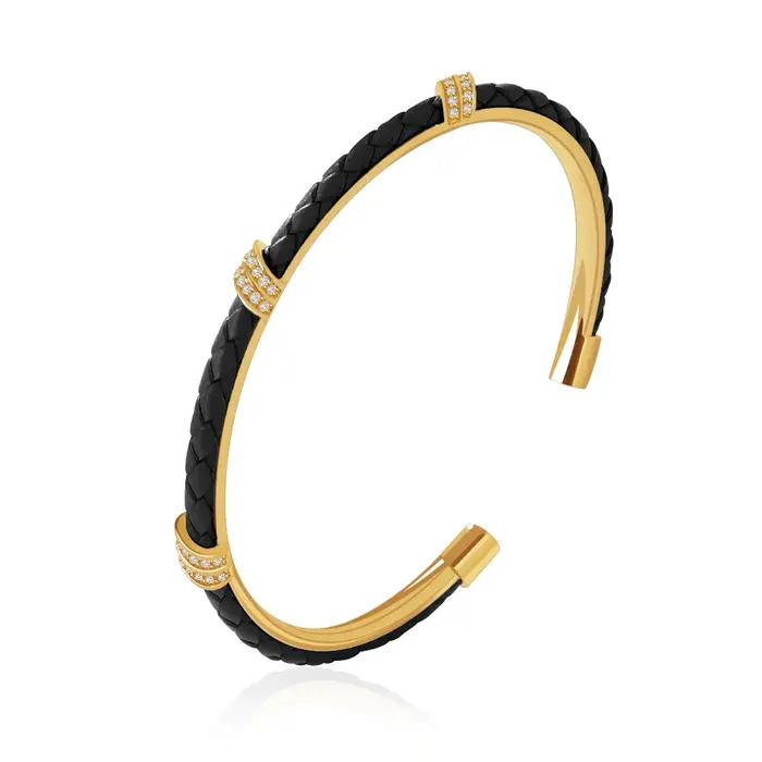 MOONLIGHT – Bracelet manchette en Zircon cubique pour femmes