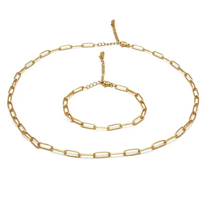 Chaîne dorée Moonrise pour femmes bracelet ou collier simple élégant pour offrir occasions spéciales