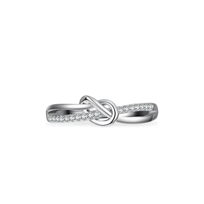 Bague en argent sterling 925 sertie de moissanite et zirconium pour femmes occasions d'engagement alliances de mariage élégantes style moderne