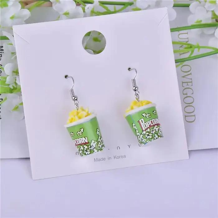 Boucles d'oreilles en résine pour femmes et enfants