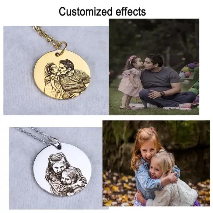 Collier Photo personnalisé Unique