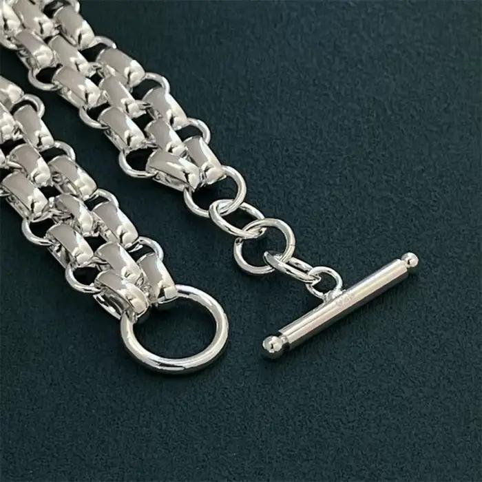 Bracelet en Argent Sterling 925 pour Femmes Soirée Mignon Romantique Bijou Occasions Spéciales Anniversaire Mariage