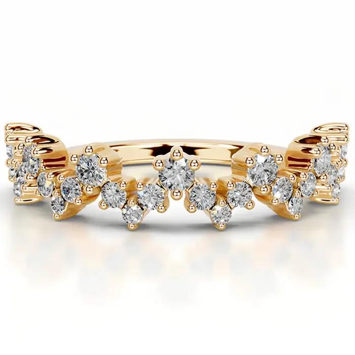 WUIHA – bague de fiançailles en argent Sterling 100% 925