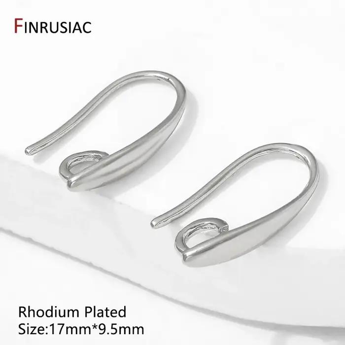 Crochet de boucle d'oreille lisse en laiton plaqué or 14K pour femmes, bijoux à bricoler soi-même, accessoires de fabrication de bijoux pour occasions spéciales