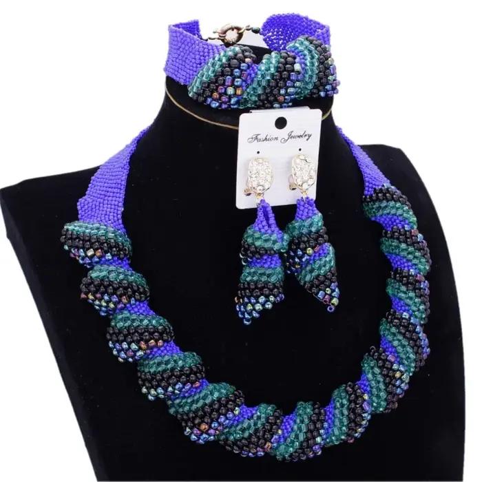 Dudo bijoux américain Bracelet boucles d'oreilles collier ensembles