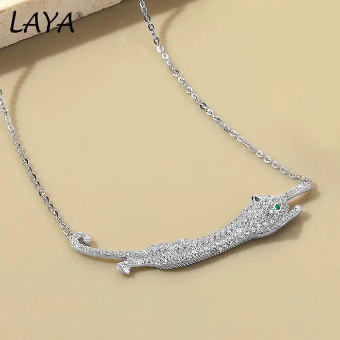Collier Léopard en Argent Sterling 925 Brcorporelle pour Femme