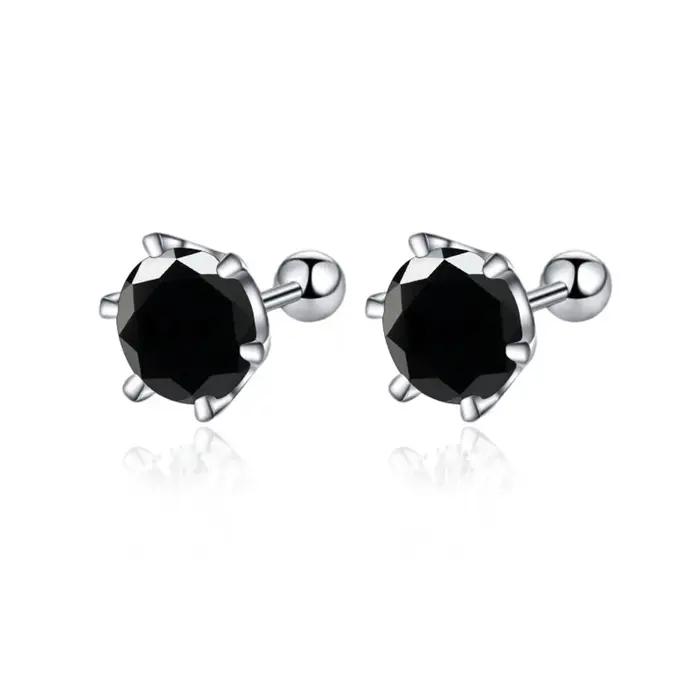 BIJOX STORY – boucles d'oreilles à vis Moissanite pour femmes