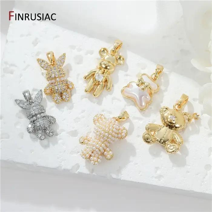 Charmes plaqués or 14 carats pour bijoux