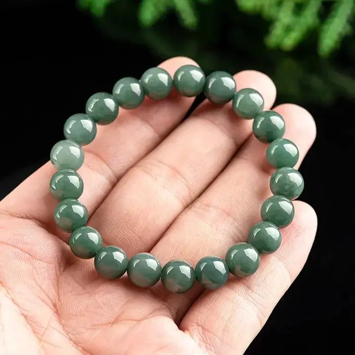 Bracelets de perles de Jade birman