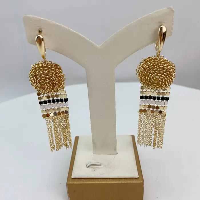 Yuminglai Dubai ensemble de bijoux plaqués or pour femmes boucles d'oreilles Bracelet bagues cadeaux de fête de mariage