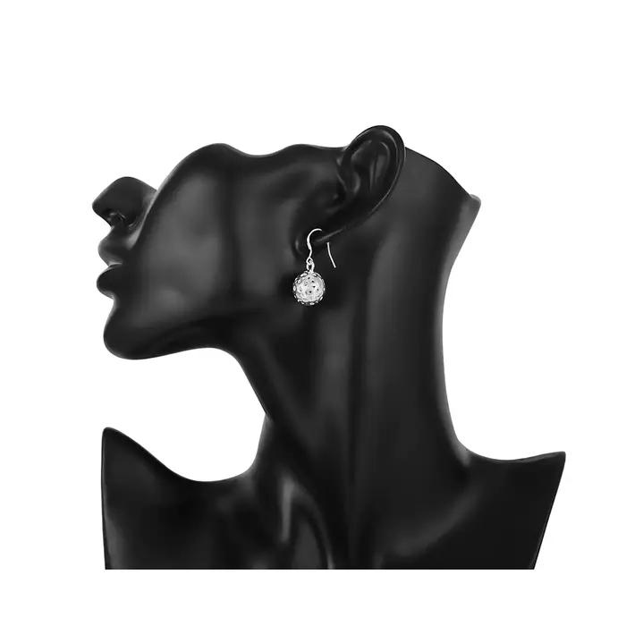 Boucles d'oreilles en argent Sterling 925 pour femmes, boucles d'oreilles boule de tempérament, cadeaux de noël, bijoux assortis de rue