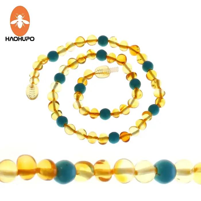 Collier en ambre naturel