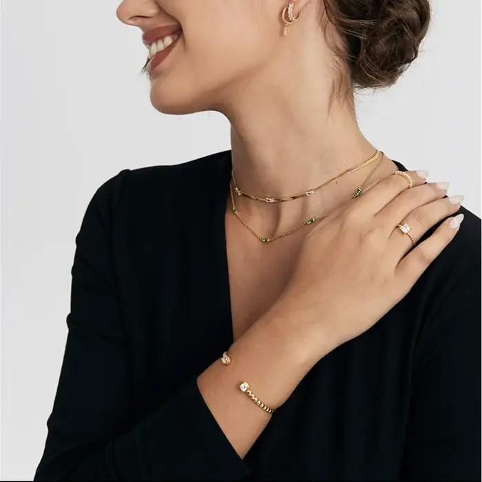 IOGOU – Bracelet manchette en argent massif 925