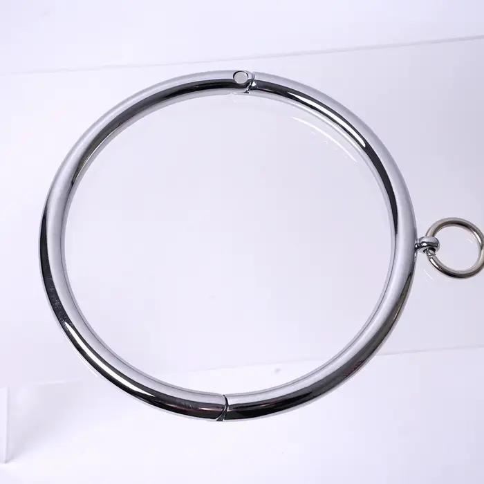 Collier BDSM en métal, collier de bondage pour esclave, 2 tailles, collier de cou pour jeu de rôle sexuel, collier pour femme, jouets de bondage BDSM.