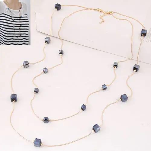 Collares Mujer-Colliers de déclaration de mode pour femmes, déclaration de la présidence, document d
