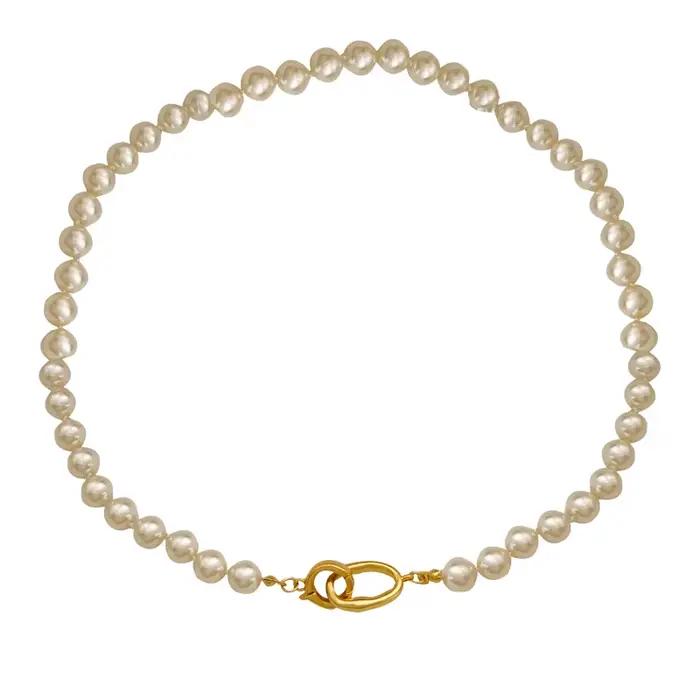 Collier de perles simulées pour femmes élégantes style moderne tendance 2023 occasions spéciales