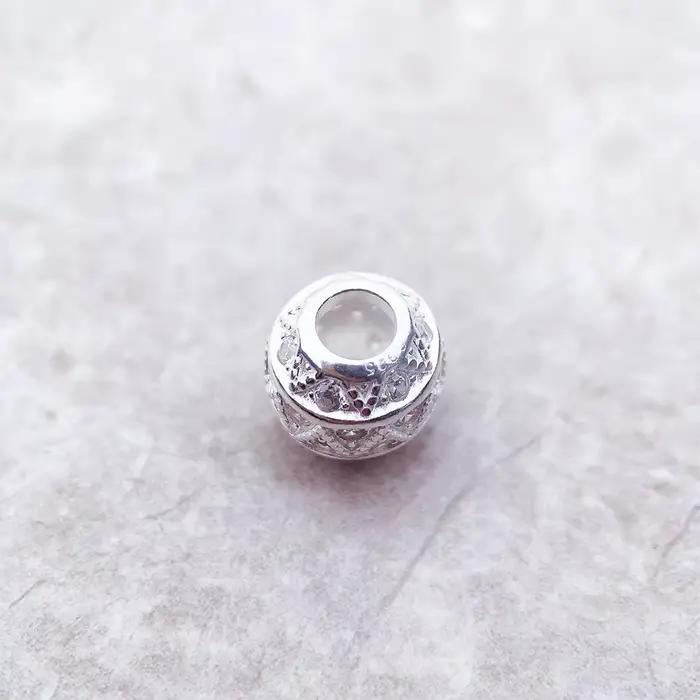 Breloque en forme de bille Zig Zag pour femmes
